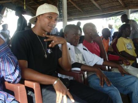 Xtreme b-boys en  conf&eacute;rence de  presse